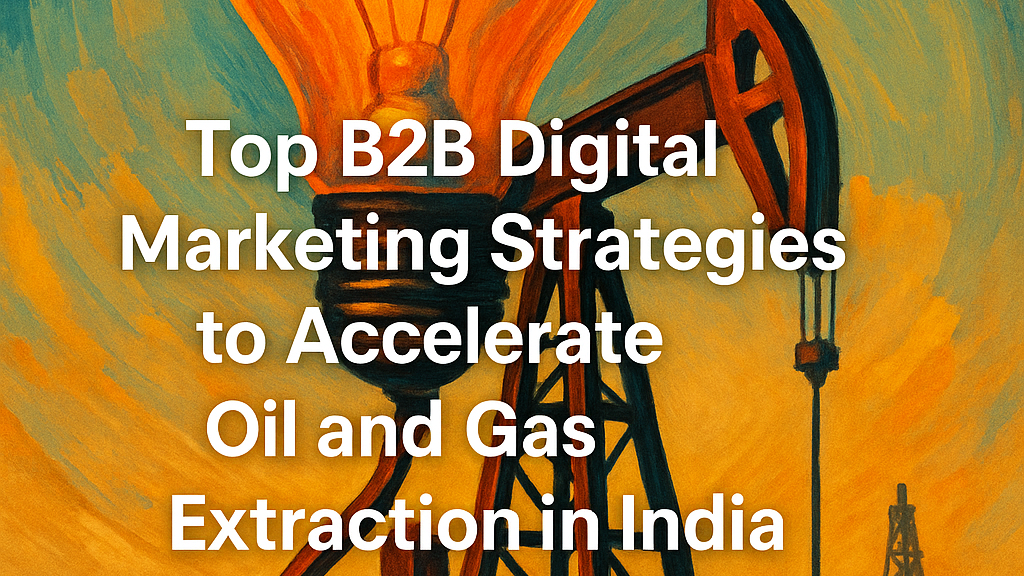 B2B Digital Marketing Strategies Oil and Gas Extraction India