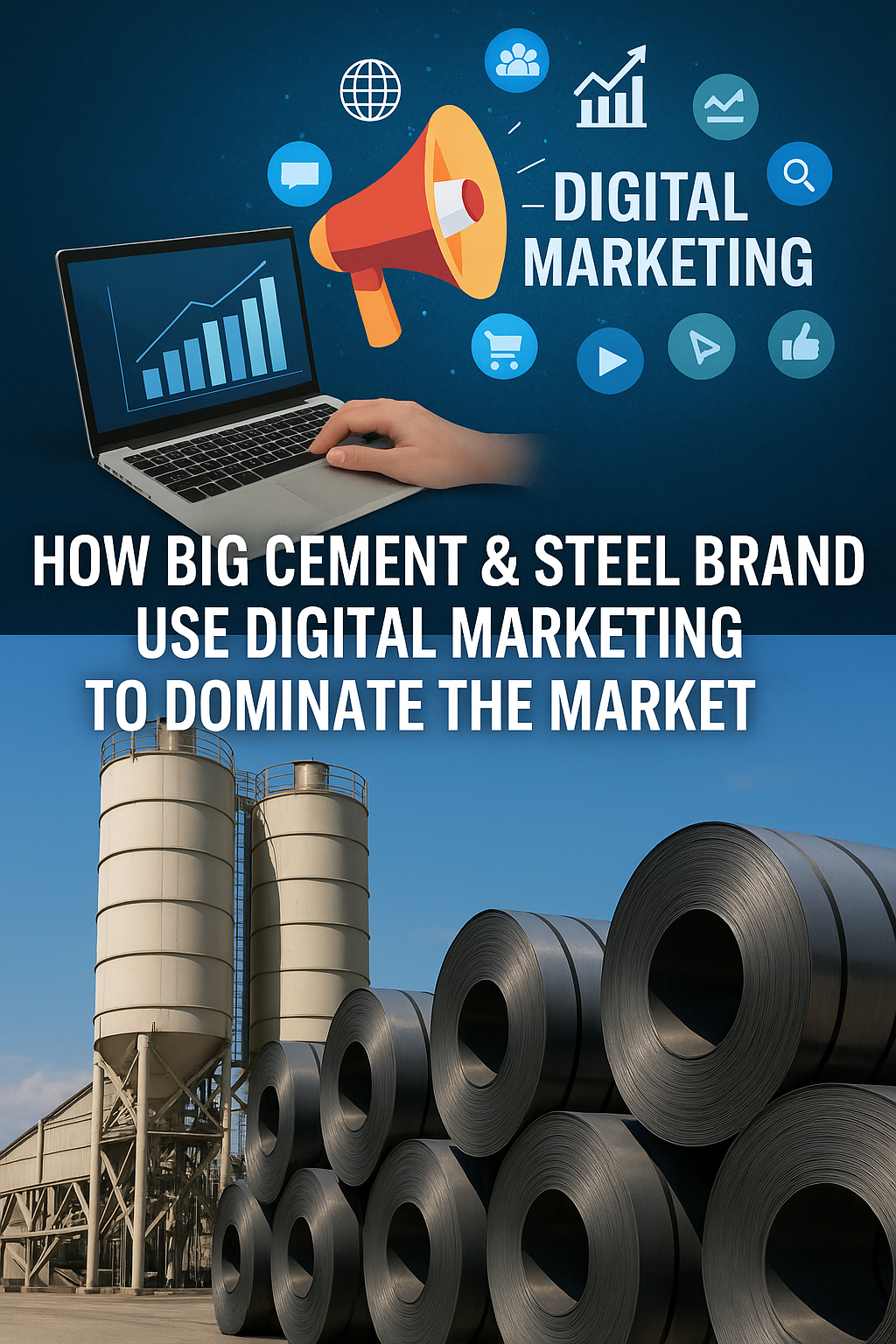 Digital Marketing for Cement and Steel Business 2025 Digital marketing for cement and steel brands using online strategies