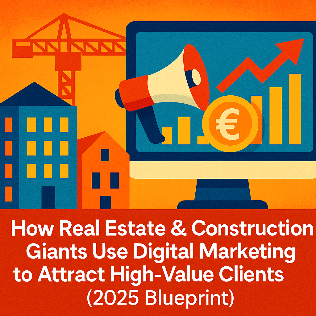 How real estate and construction giants use digital marketing to attract high-value clients in 2025