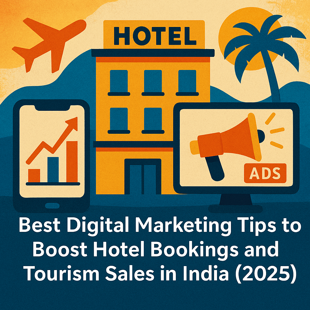 digital marketing tips for hotels, tourism sales strategy, online marketing for resorts in India 2025