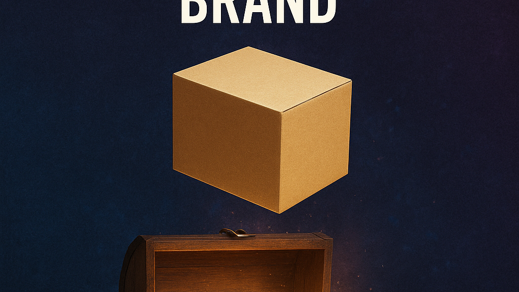 "How to sell like a five-star brand with a floating product box and digital marketing mystery theme"
