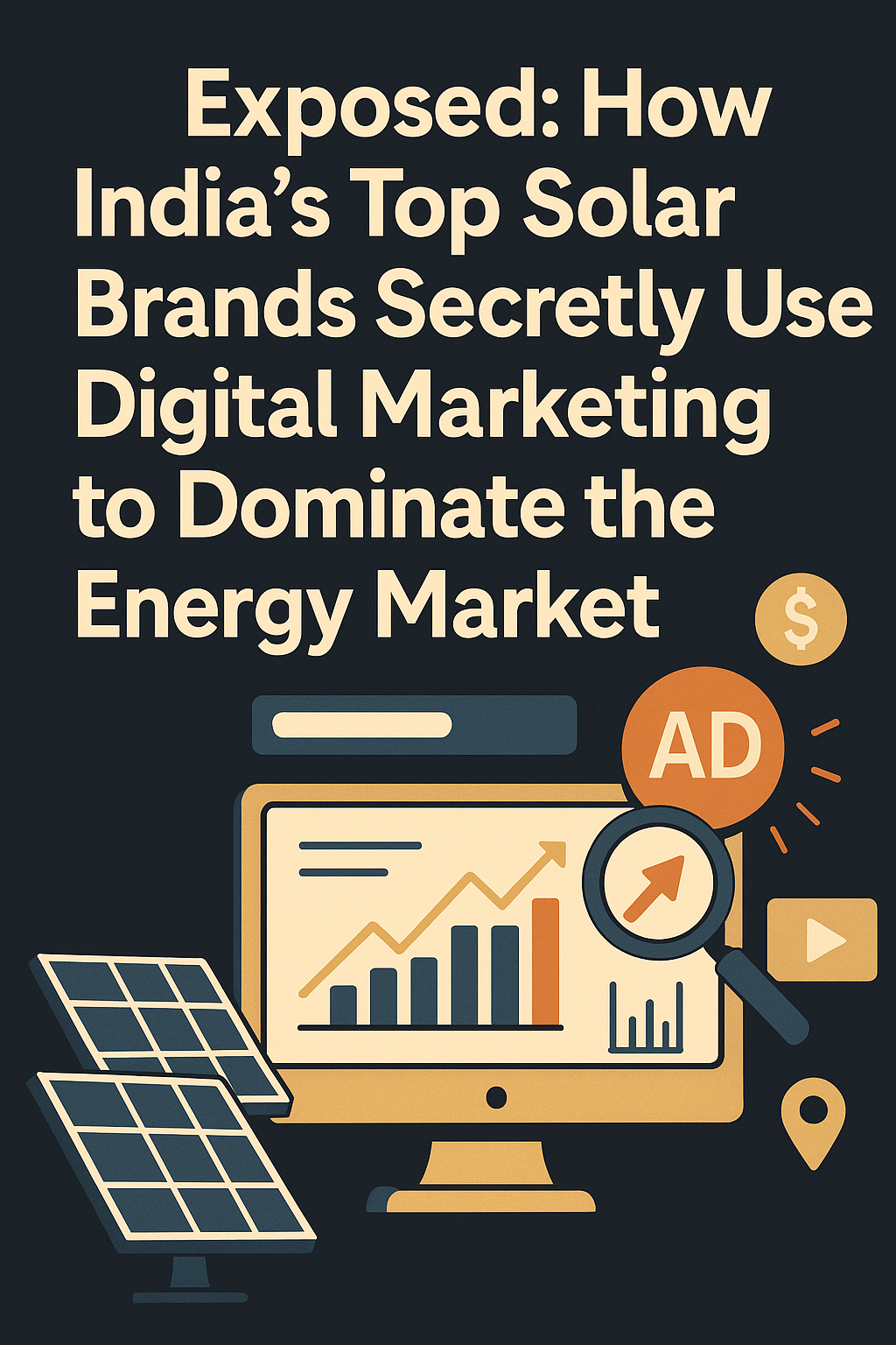 How India’s Top Solar Brands Use Digital Marketing to Dominate the Energy Market Digital marketing for solar and top solar company advertising in India