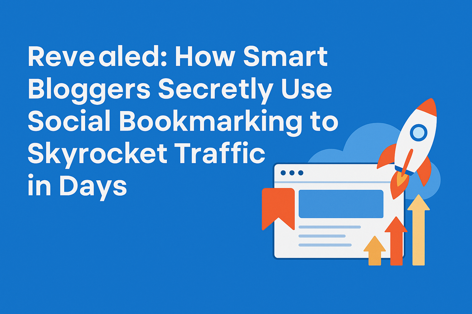 Revealed: How Smart Bloggers Use Social Bookmarking to Skyrocket Traffic Smart bloggers use social bookmarking to skyrocket traffic in days