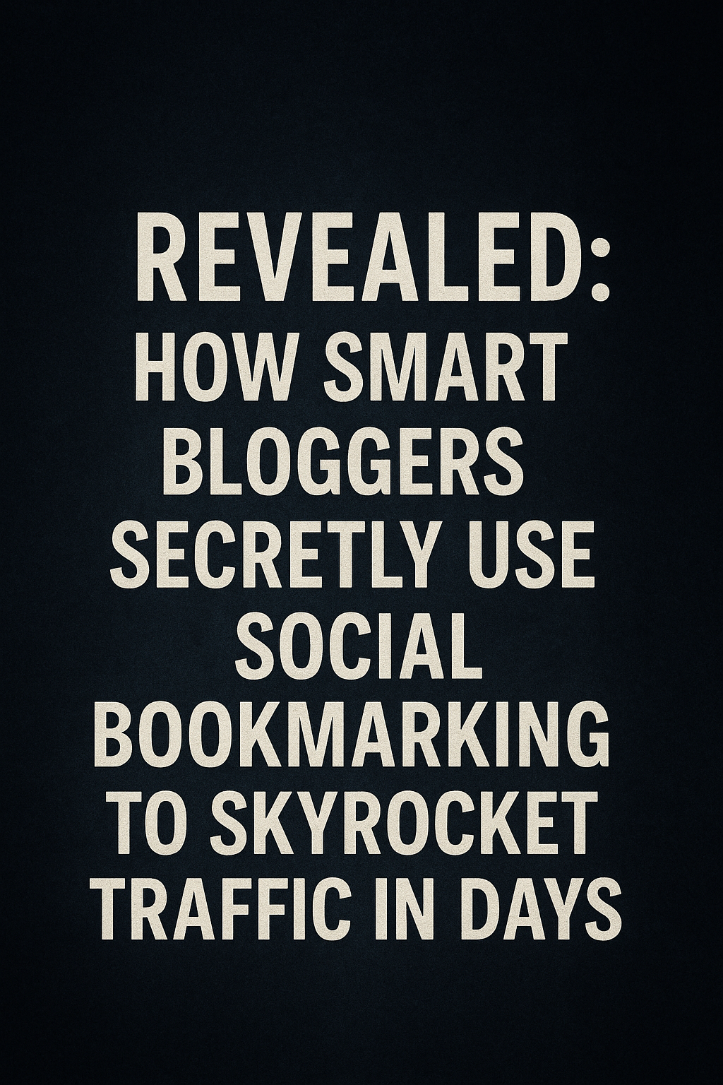 Smart bloggers secretly using social bookmarking to skyrocket blog traffic