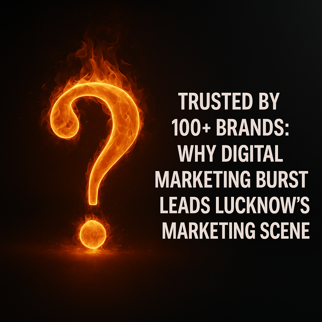 Suspenseful thumbnail for trusted digital marketing agency in Lucknow