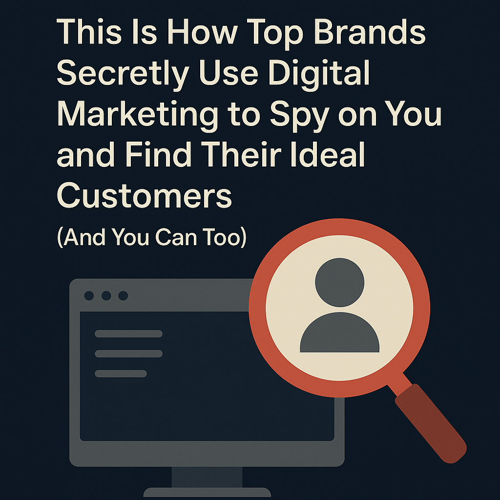 How Top Brands Use Digital Marketing to Spy on Customers Digital marketing to spy on you and find their ideal customers