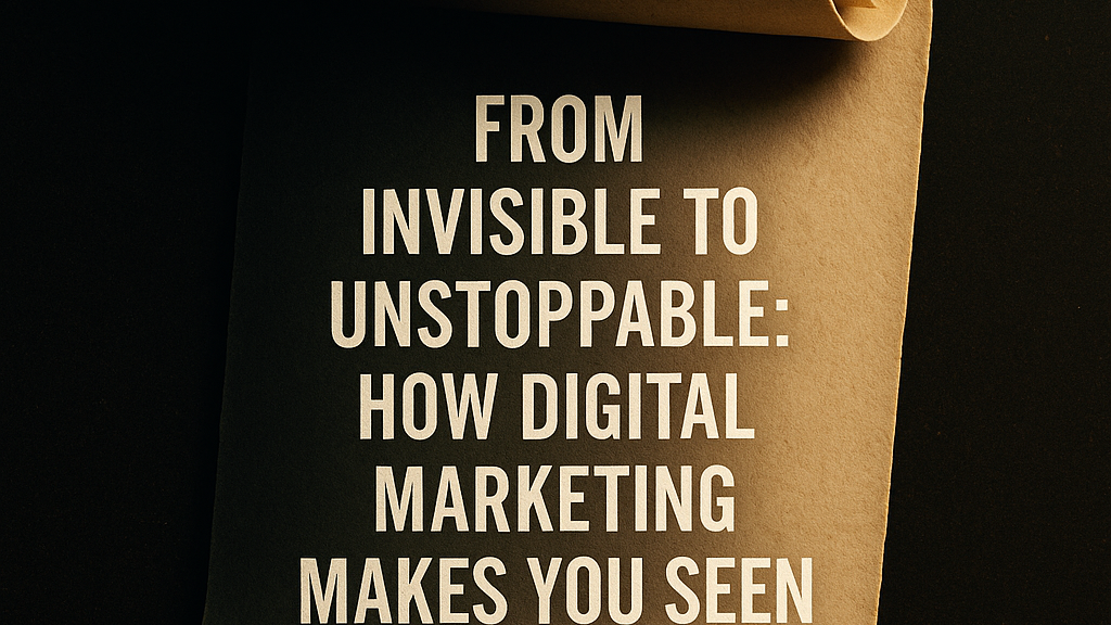 digital marketing for visibility, increase website traffic fast, build online brand visibility, digital presence for business
