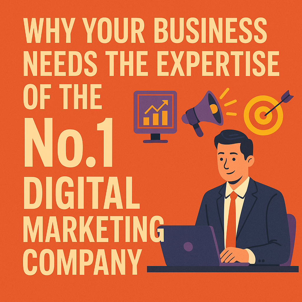 Why Your Business Needs the Expertise of the No.1 Digital Marketing Company – Digital Marketing Burst give me thumbnail,it should be imaginary,creative,effective,eyecatching,unexpected,and it should be suspense so that people attract through thumbnail image only,and MAKE SURE write the content,the font SIZE should be in small and center,including alt tag,caption,description,title for this blog title make sure Images on this page have alt attributes with at least half of the words from your keyphrasedont give and use source design i don't want to copy any other give your own design Image Title Attribute