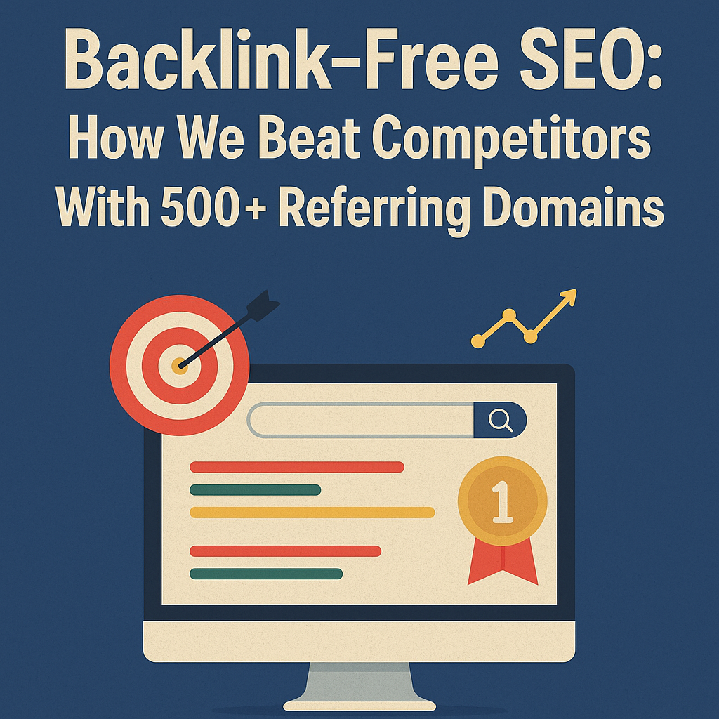 Backlink-Free SEO Strategy by Digital Marketing Burst Backlink-free SEO strategy to beat competitors with 500+ referring domains