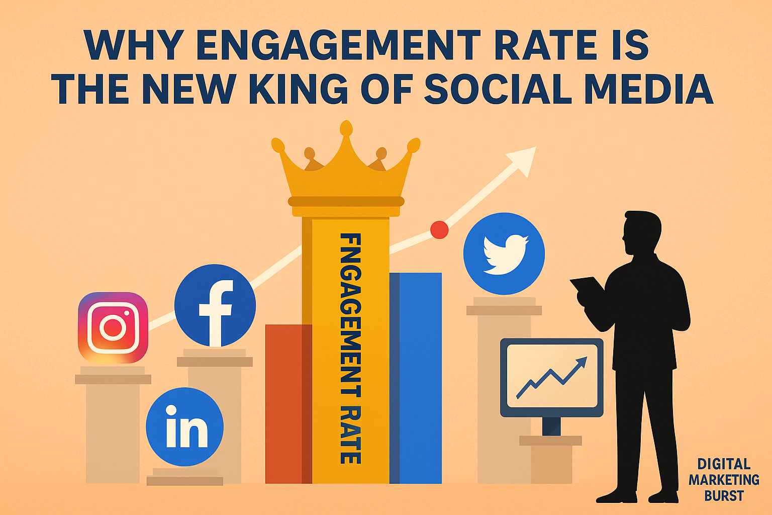 Why Engagement Rate Is the New King of Social Media – Digital Marketing Burst boost social media engagement and improve Facebook engagement rate with best social engagement strategies by Digital Marketing Burst