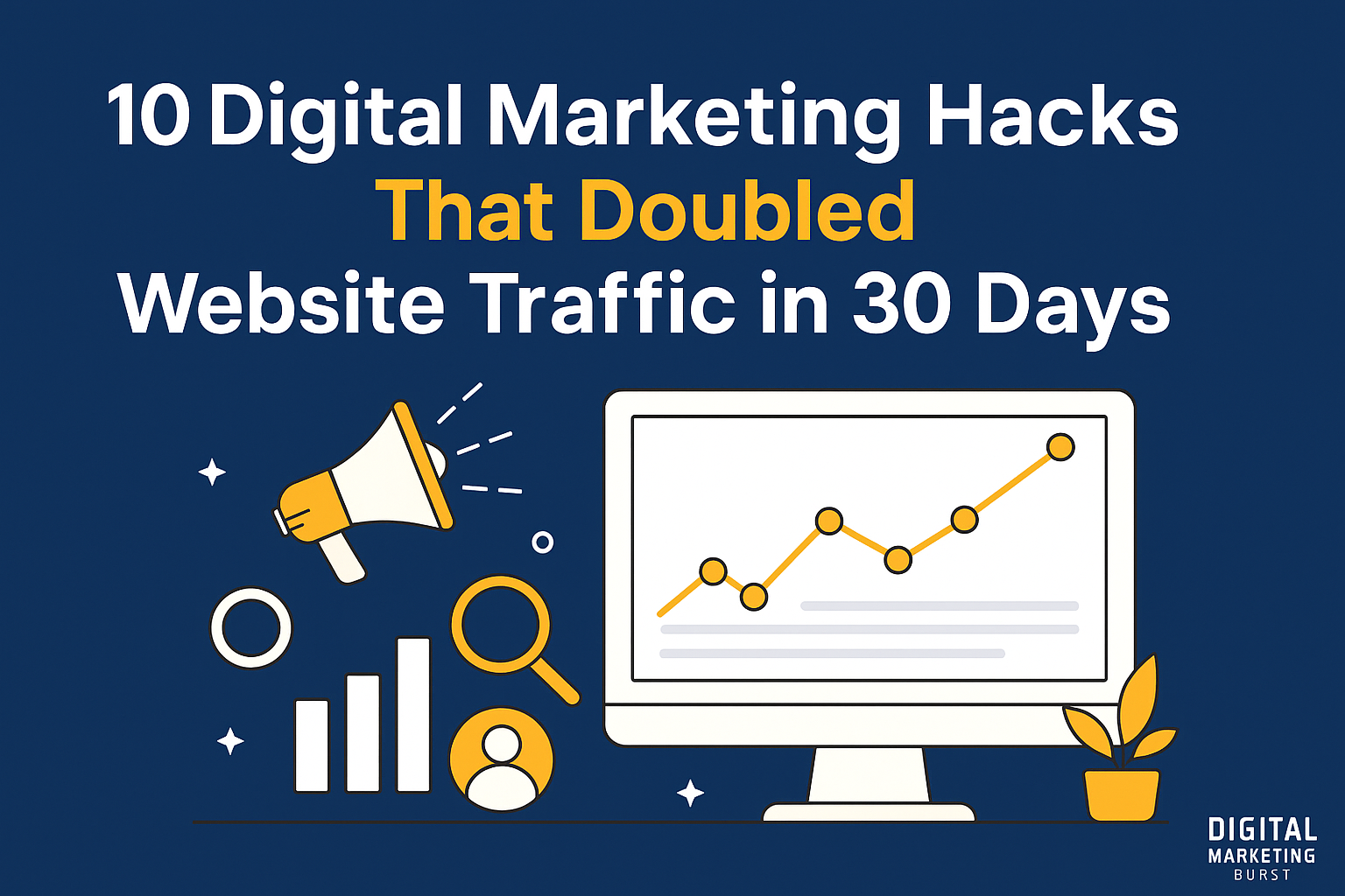 Increase traffic using SEO and digital marketing hacks to double website traffic quickly in India
