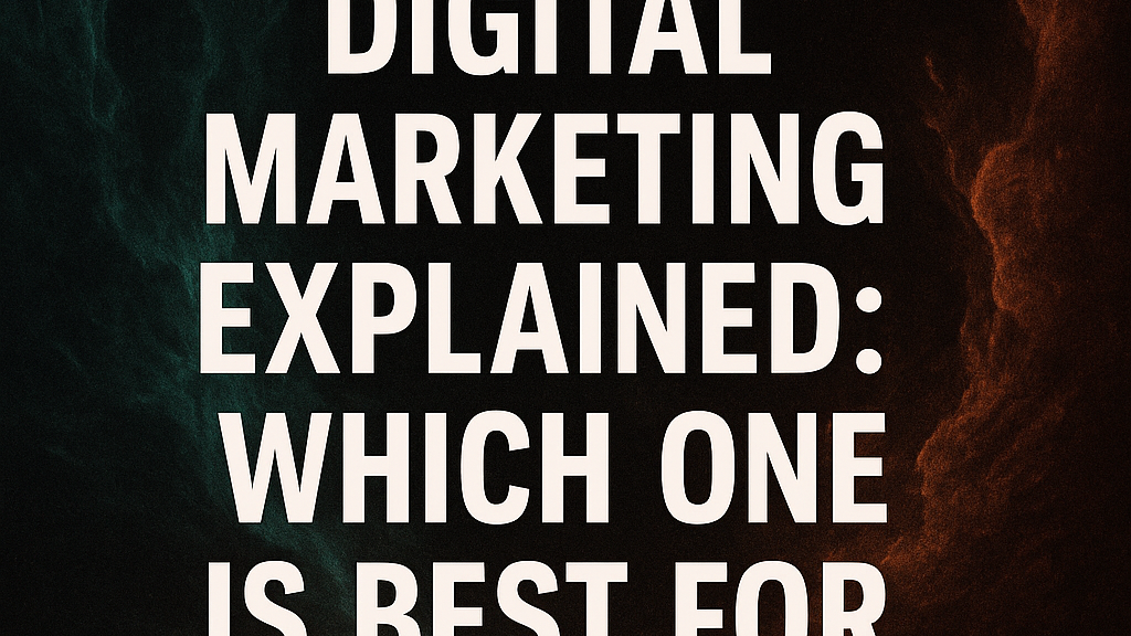 Types digital marketing India strategies list explained best for business thumbnail