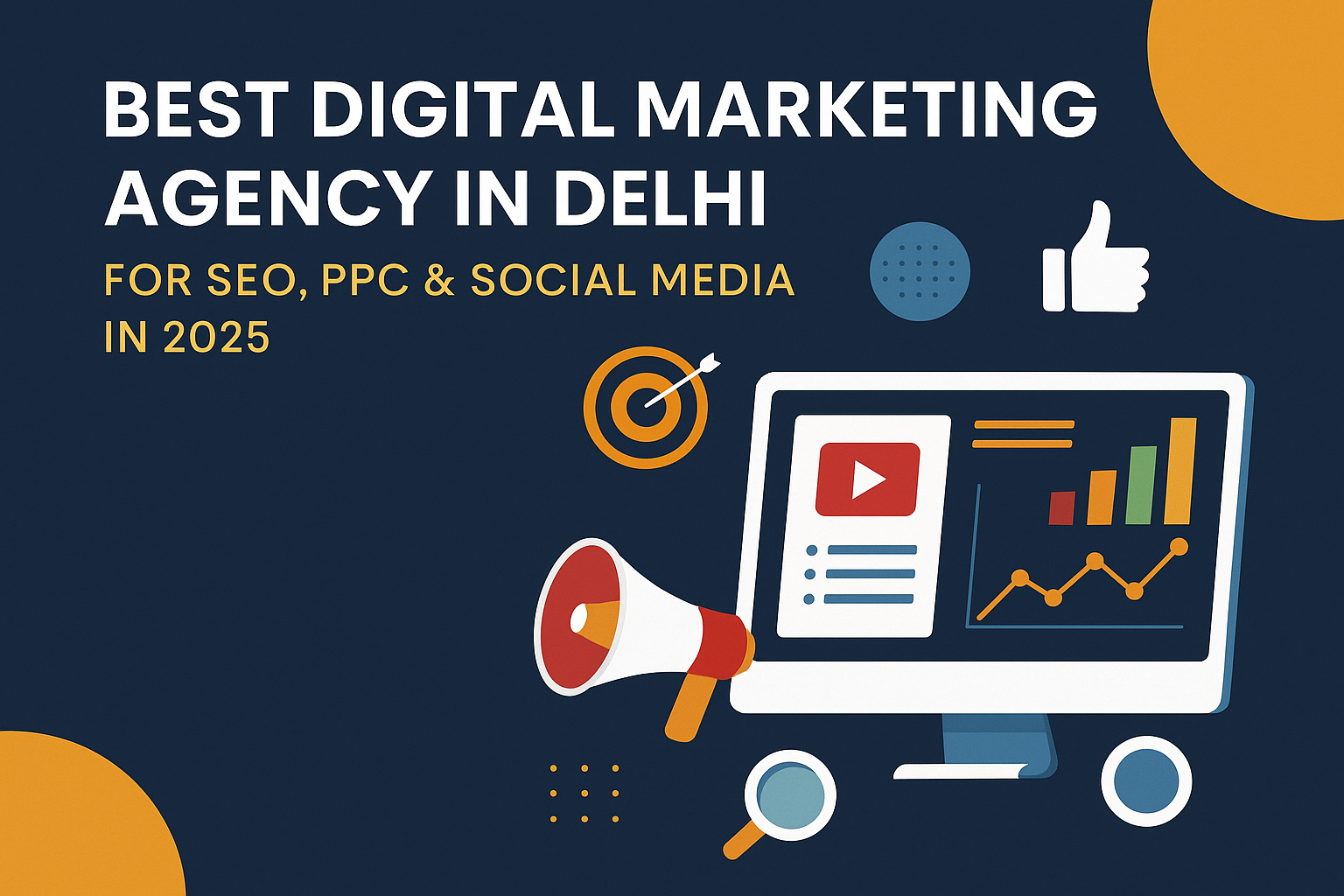 Digital marketing agency Delhi offering SEO, PPC, and social media services 2025 with best digital marketing company Delhi