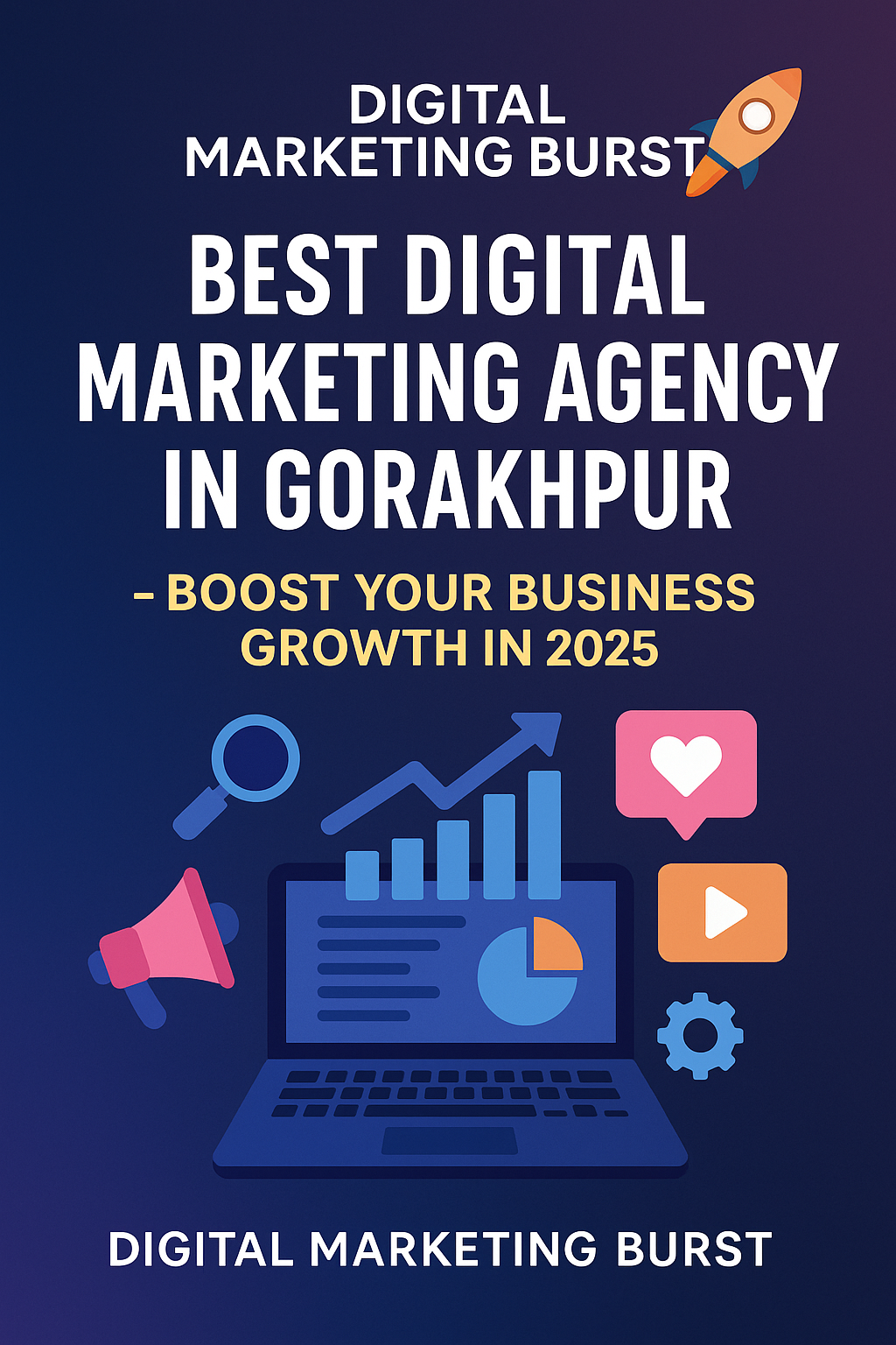 Best digital marketing agency in Gorakhpur by Digital Marketing Burst promoting business growth in 2025
