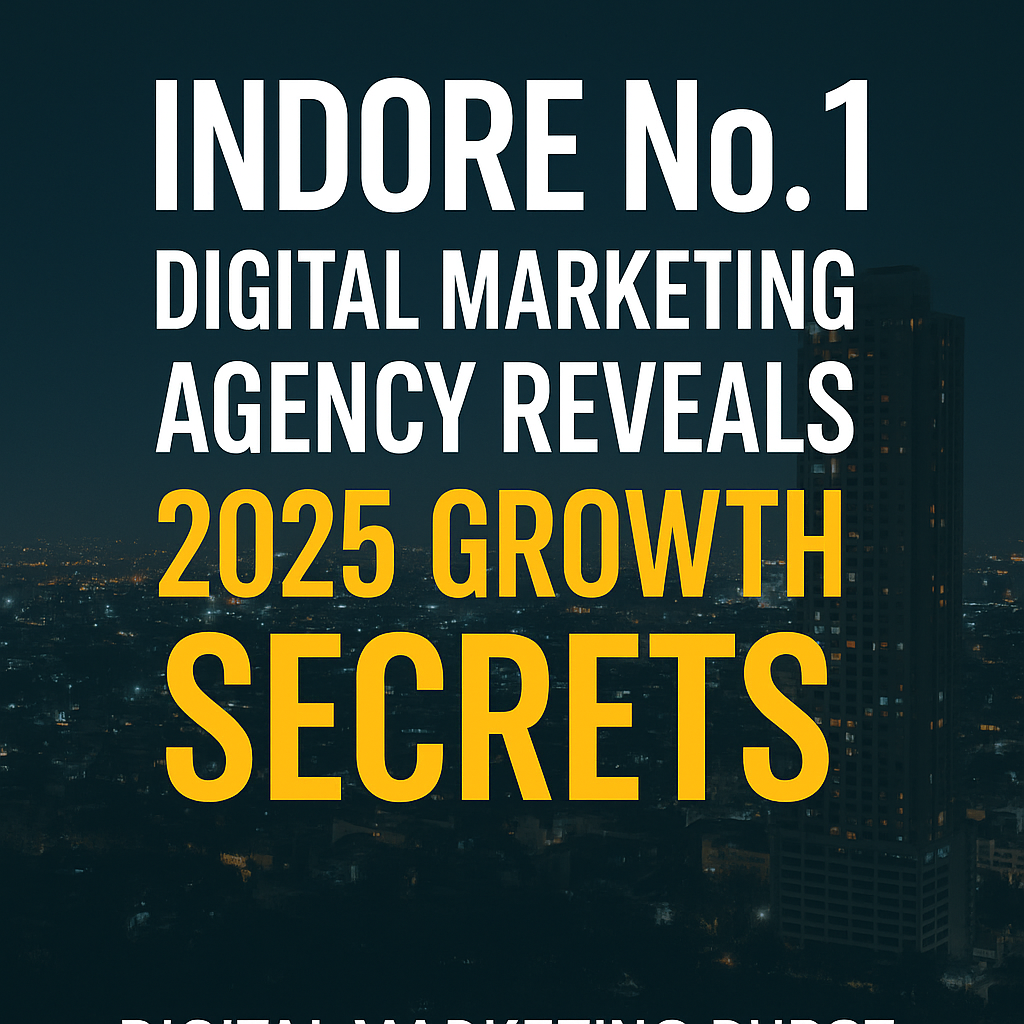 Indore No.1 Digital Marketing Agency Reveals 2025 Growth Secrets Indore digital marketing agency night city view — best digital marketing Indore by Digital Marketing Burst