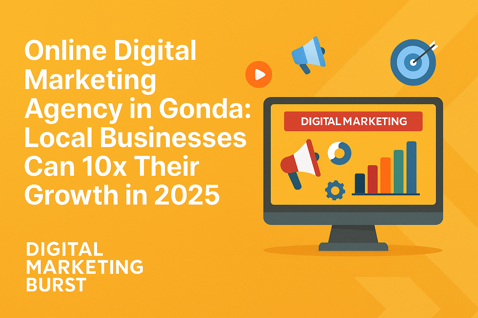 Online digital marketing agency in Gonda boosting local business growth in 2025 with Digital Marketing Burst