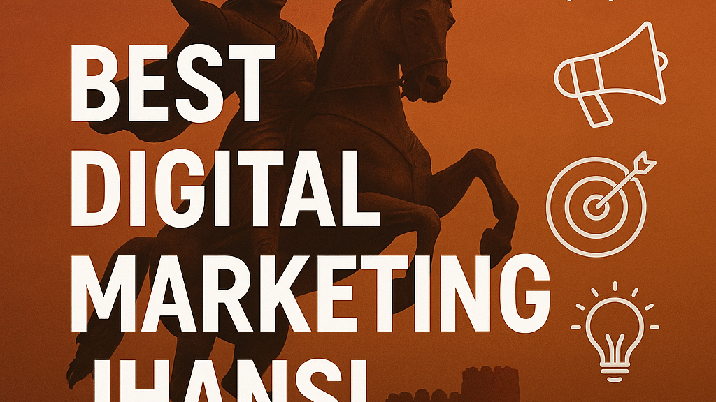 Best digital marketing Jhansi with Rani Lakshmibai background – Digital Marketing Burst