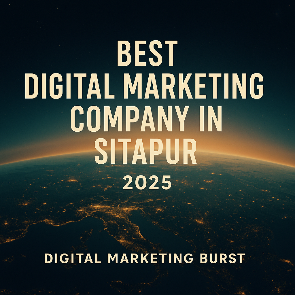 Best digital marketing company in Sitapur 2025 Digital Marketing Burst