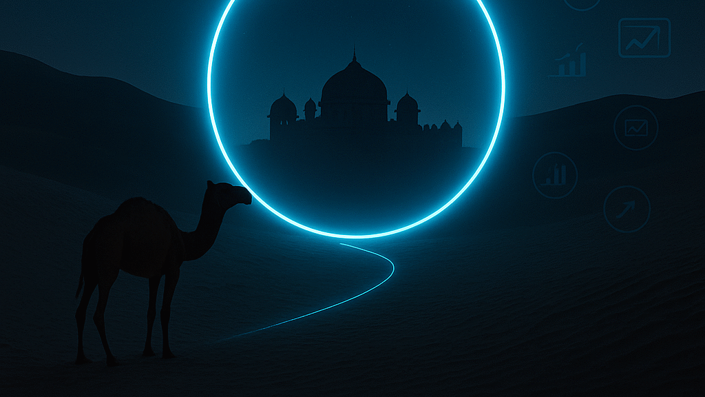 best digital marketing Bikaner desert camel suspense thumbnail digital marketing burst design