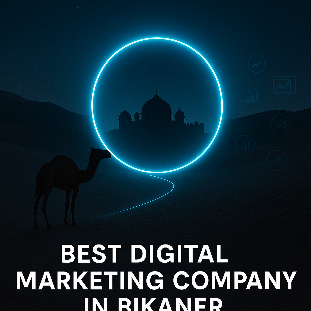 best digital marketing Bikaner desert camel suspense thumbnail digital marketing burst design