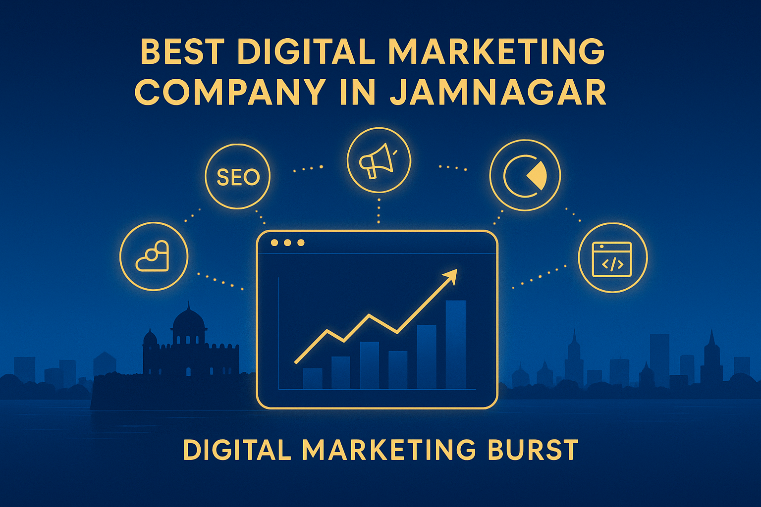 digital marketing company Jamnagar showcasing advanced online branding by Digital Marketing Burst