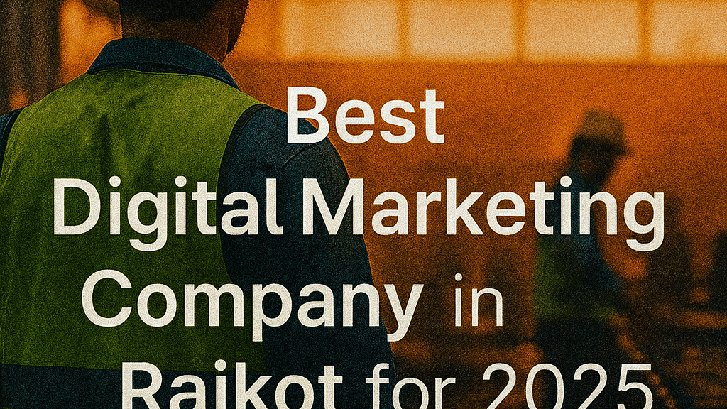 Man working in factory background for Best Digital Marketing Company in Rajkot for 2025 promotional thumbnail by Digital Marketing Burst