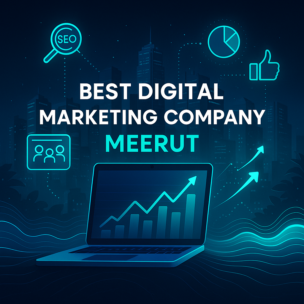 Best Digital Marketing Company in Meerut – Digital Marketing Burst Growth Image 2025 Meerut digital marketing company showcasing best digital marketing Meerut services by a top marketing agency Meerut for business growth