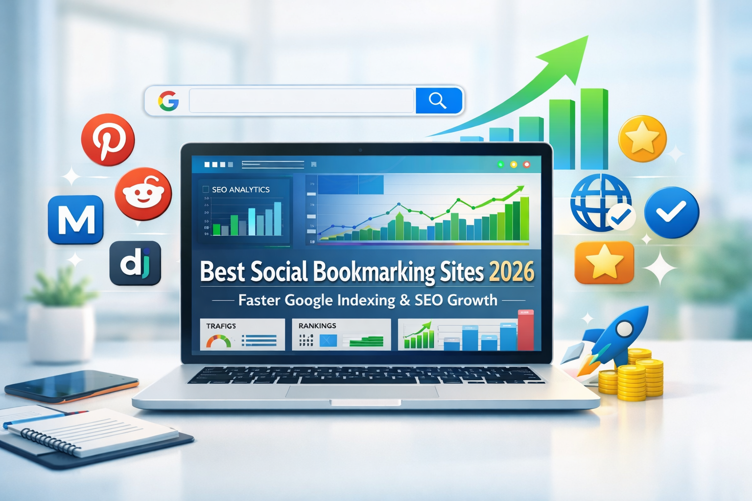 best social bookmarking sites for faster Google indexing 2026