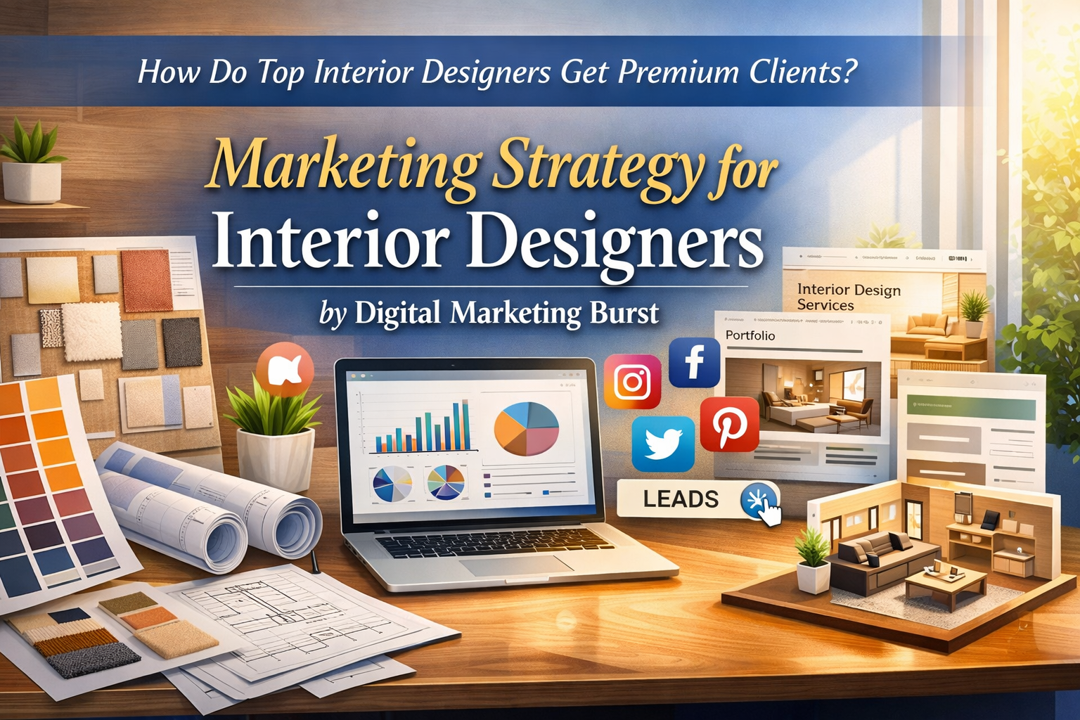 Marketing strategy interior designers to get high value clients online