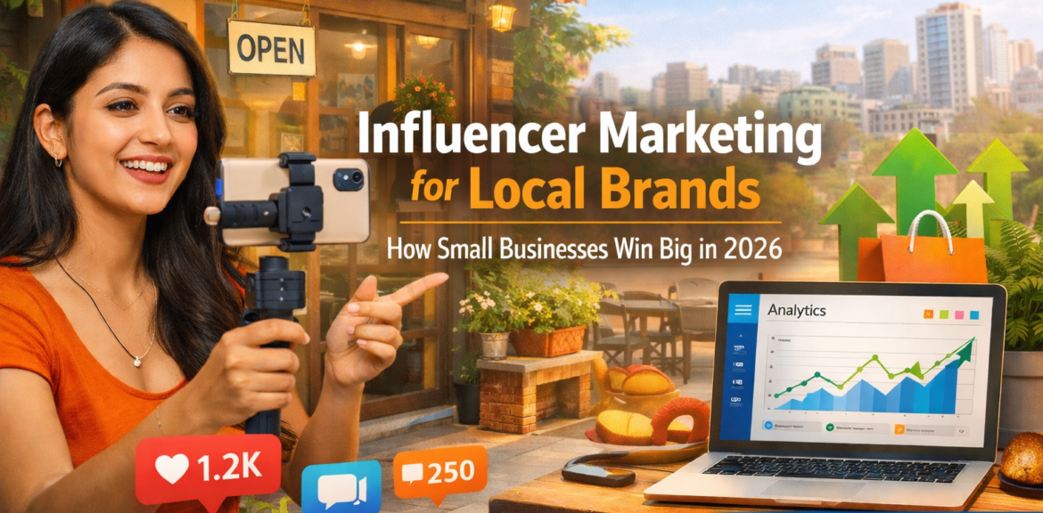 influencer marketing for local brands showing small business growth with creators and digital marketing burst strategy