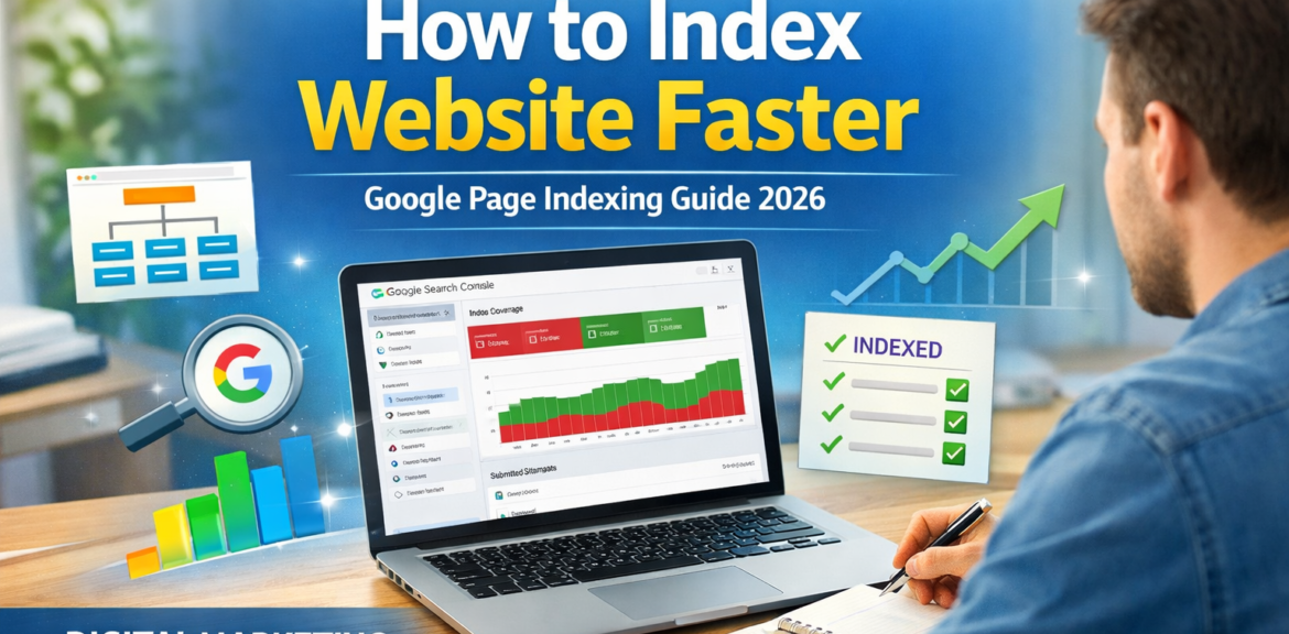 how to index website faster using google search console indexing and digital marketing burst strategy