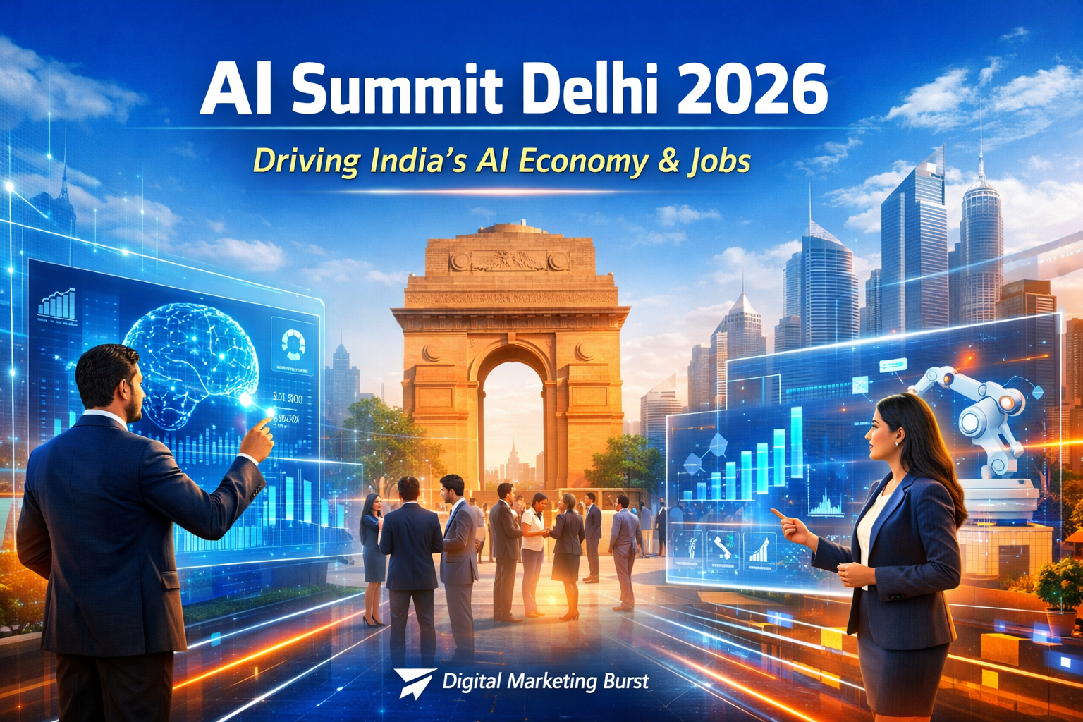 AI Summit Delhi 2026 AI economic growth India artificial intelligence jobs India investment opportunities industry growth AI Summit Delhi 2026 showcasing AI economic growth India, artificial intelligence jobs India, AI investment opportunities India and India AI industry growth