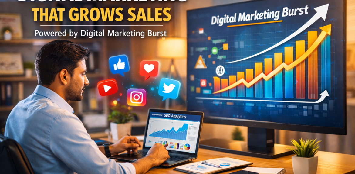 digital marketing increase sales low budget marketing strategies business growth Digital Marketing Burst