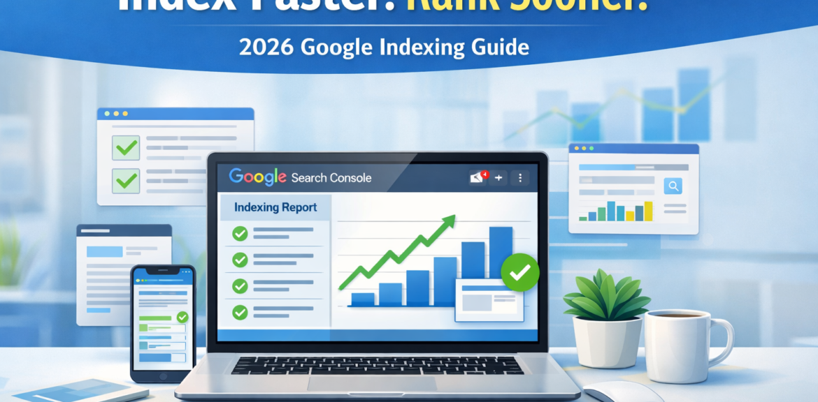 Index new pages Google faster using Google indexing faster methods, new website indexing Google and Google Search Console indexing