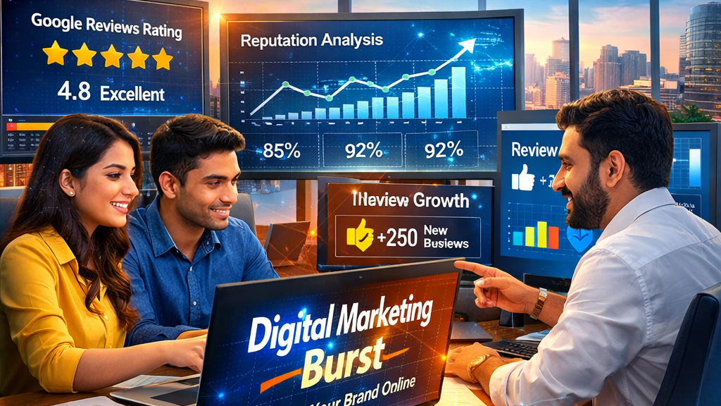 Improve Google reviews rating to manage online business reputation using review management tools