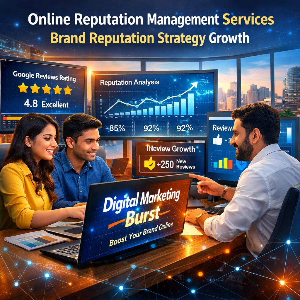 Online Reputation Management Services Growth Strategy Improve Google reviews rating to manage online business reputation using review management tools