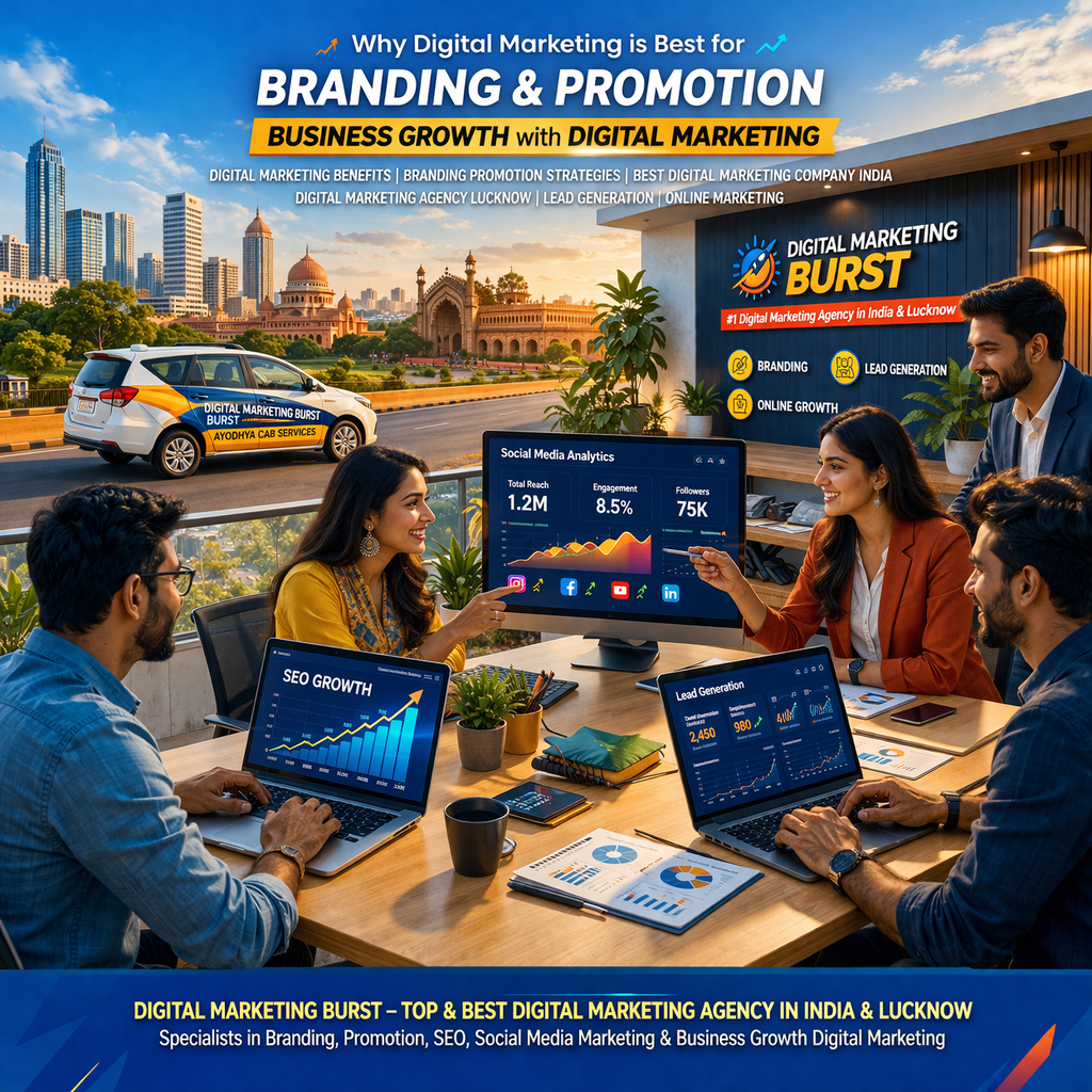 digital marketing benefits branding promotion strategies best digital marketing company india digital marketing agency lucknow lead generation online marketing