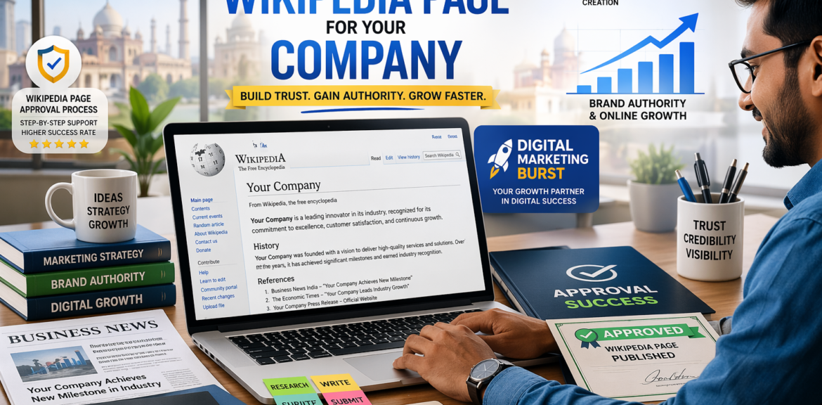 create wikipedia page company guide, business wikipedia page creation strategy, wikipedia approval process steps