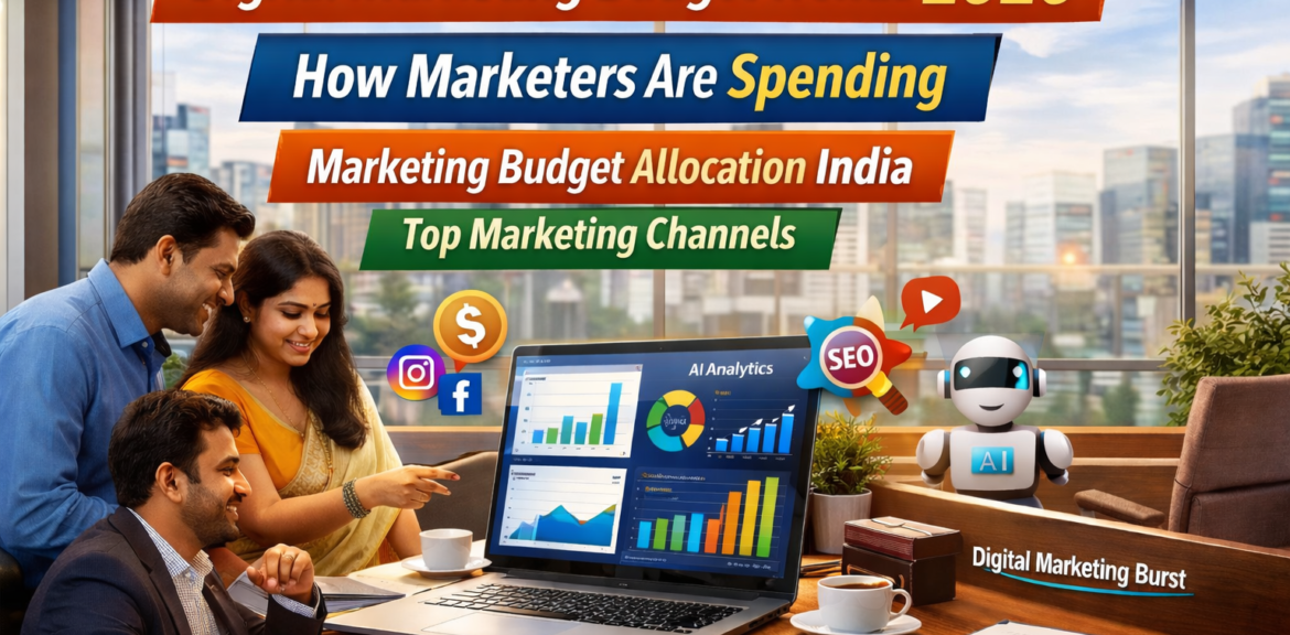digital marketing budget trends 2026 guide, marketers spending strategy 2026 india, marketing channels analysis 2026