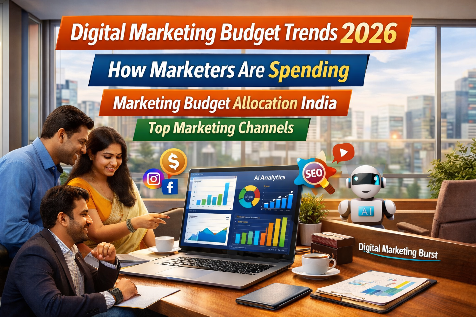 digital marketing budget trends 2026 guide, marketers spending strategy 2026 india, marketing channels analysis 2026