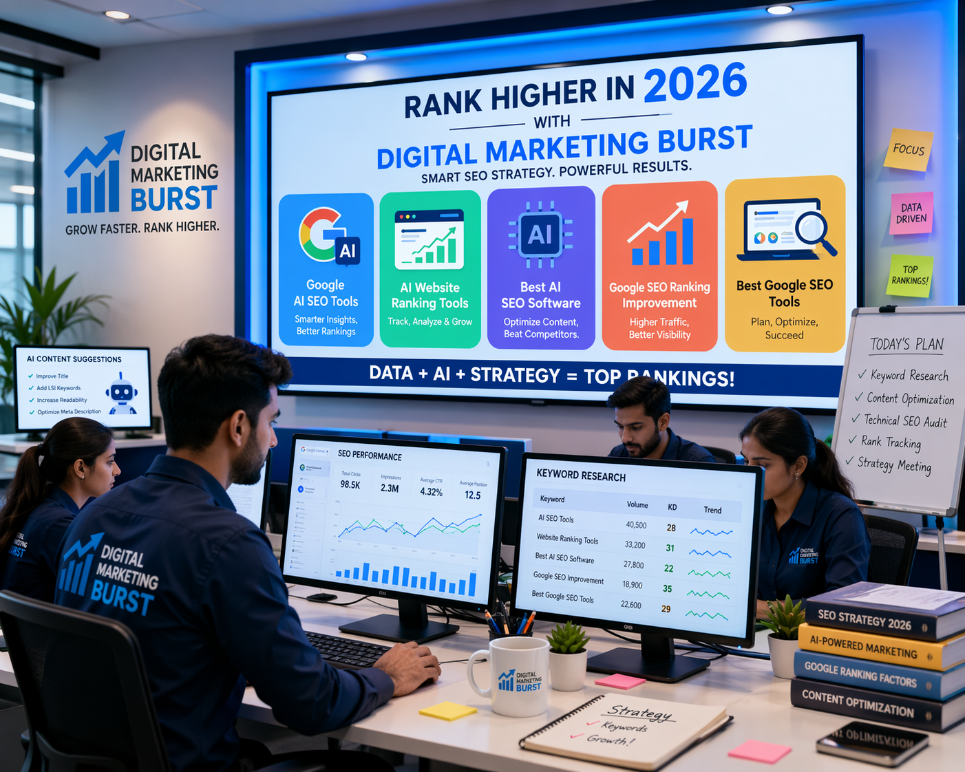 Google AI SEO Tools, AI Website Ranking Tools, Best AI SEO Software, Google SEO Ranking Improvement, Best Google SEO Tools | Digital Marketing Burst Google AI SEO tools and AI website ranking tools showing best AI SEO software, Google SEO ranking improvement and best Google SEO tools by Digital Marketing Burst