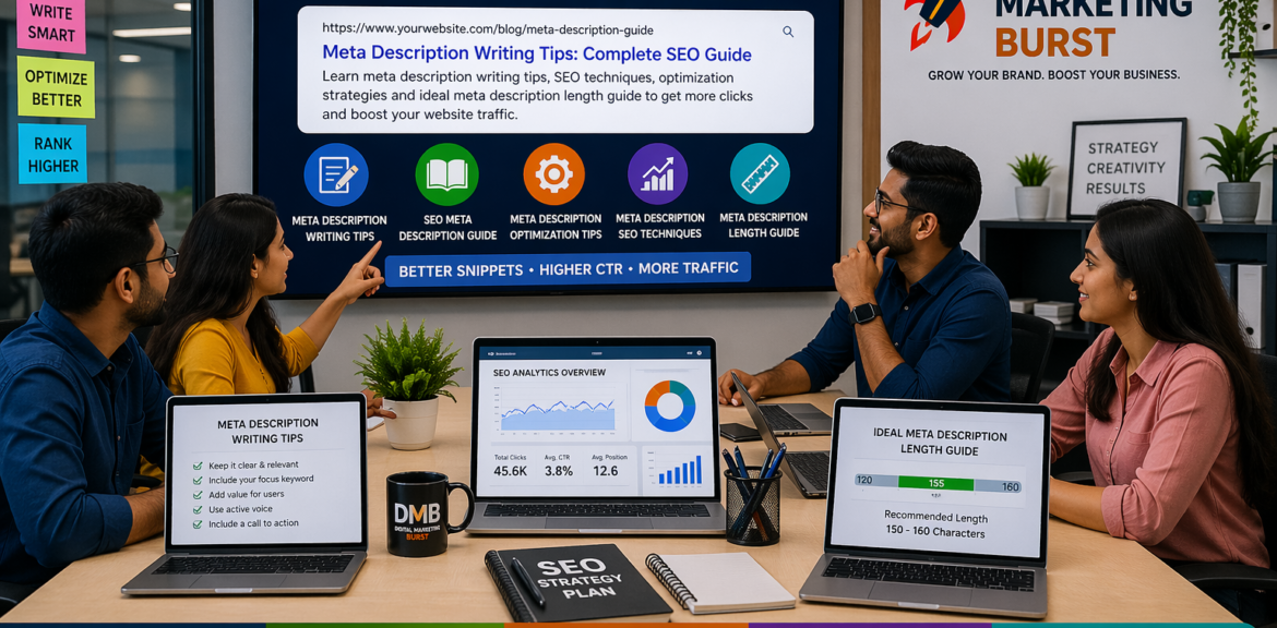 meta description writing tips, SEO meta description guide, meta description optimization tips, meta description SEO techniques, meta description length guide