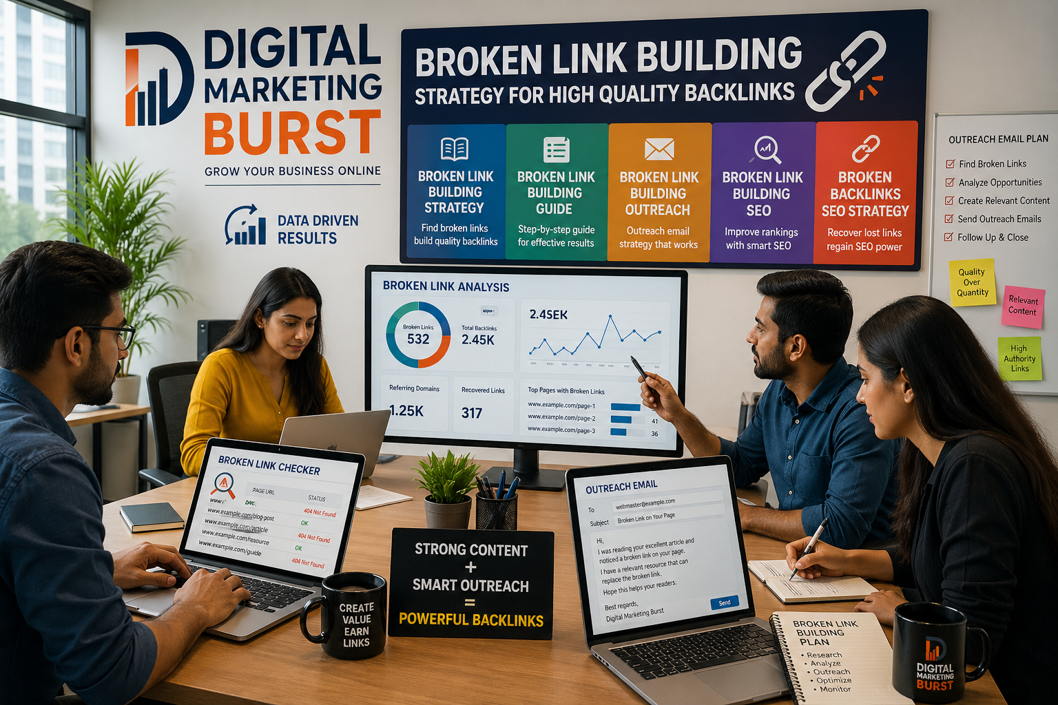 broken link building strategy, broken link building guide, broken link building outreach, broken link building SEO, broken backlinks SEO strategy