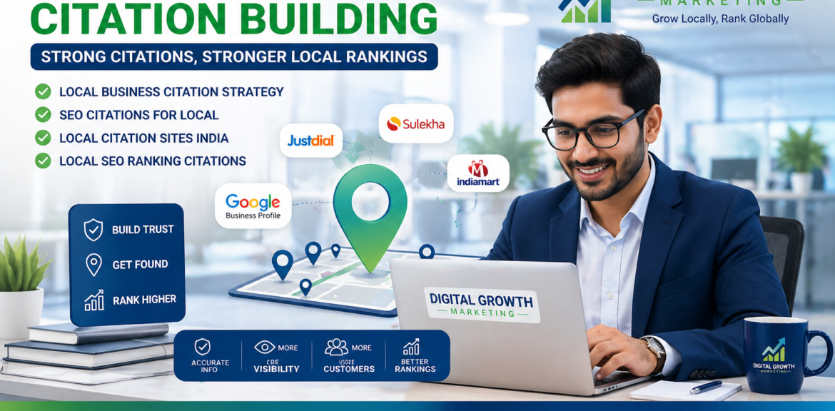 local SEO citation building local business citation strategy SEO citations for local local citation sites India local SEO ranking citations office environment digital marketing