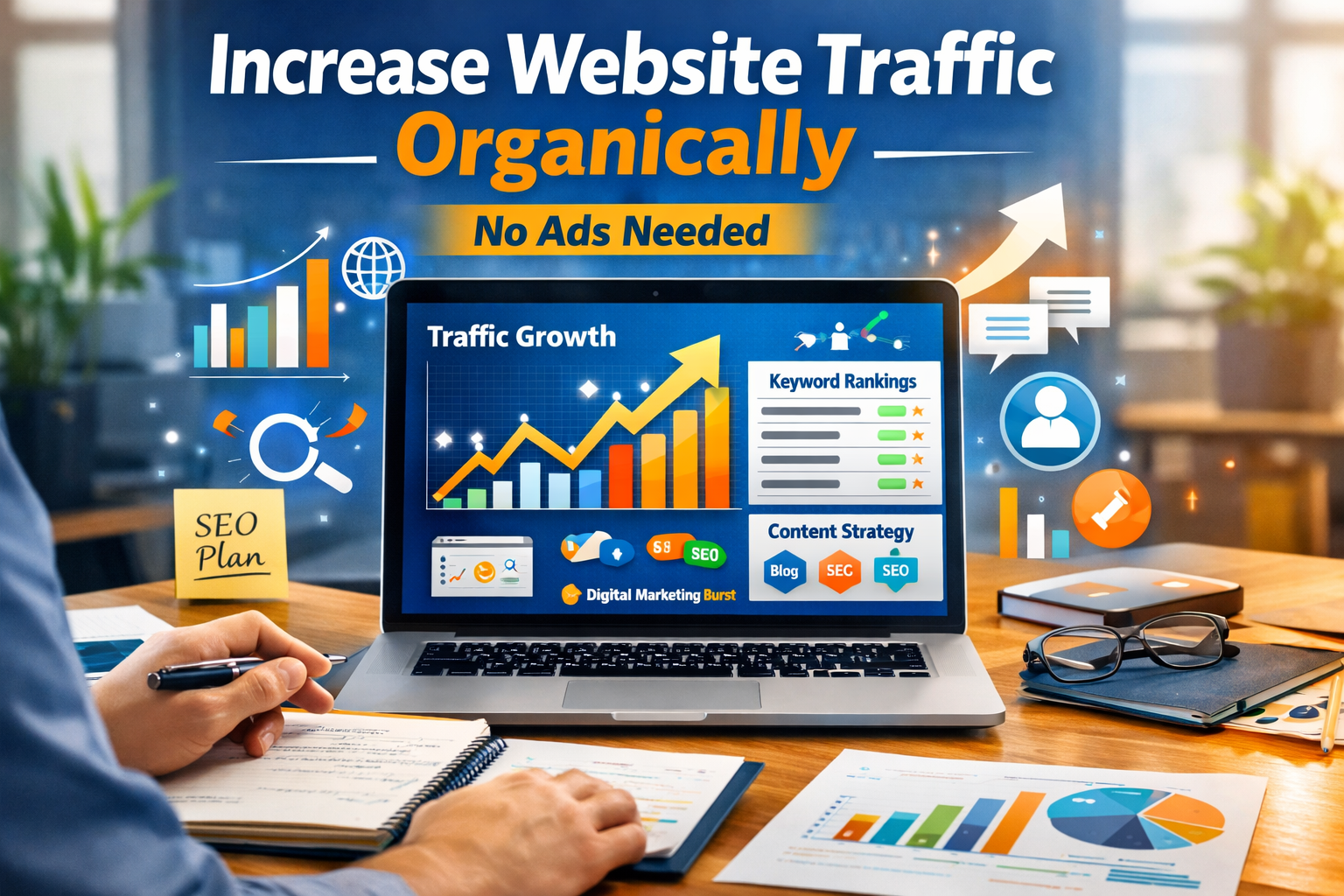 increase website traffic organically fast how to increase website traffic organic website traffic growth strategies how to get website traffic increase website traffic without ads