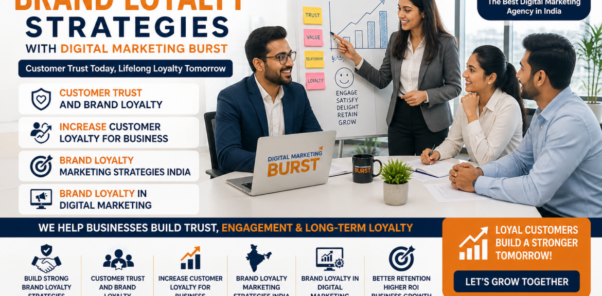 build strong brand loyalty strategies customer trust and brand loyalty increase customer loyalty for business brand loyalty marketing strategies India brand loyalty in digital marketing office marketing