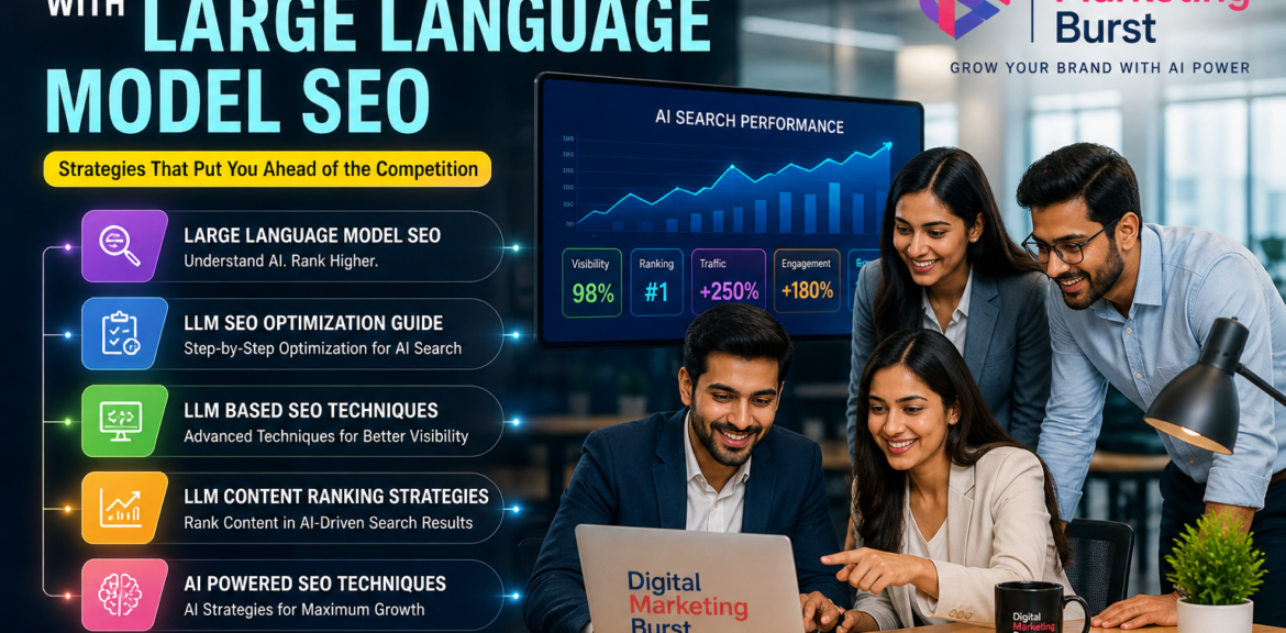 large language model seo llm seo optimization guide llm based seo techniques llm content ranking strategies ai powered seo techniques office marketing