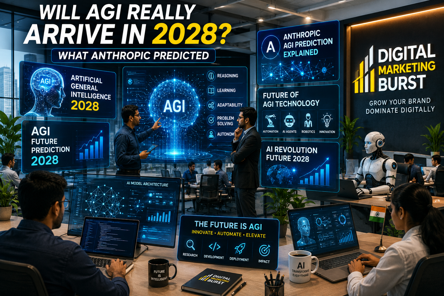 Artificial General Intelligence 2028 AGI Future Prediction 2028 Future Of AGI Technology AI Revolution Future 2028