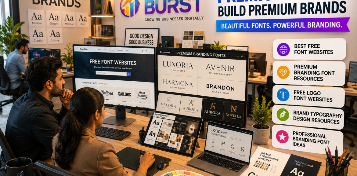 Best Free Font Websites Premium Branding Font Resources Free Logo Font Websites Brand Typography Design Resources