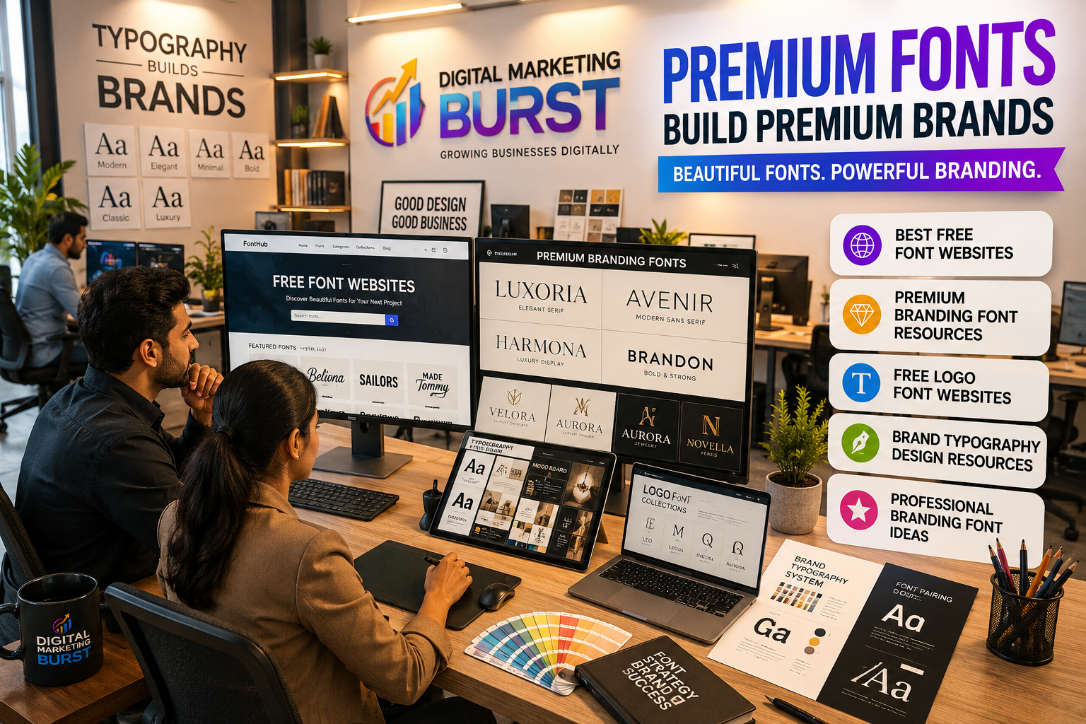 Best Free Font Websites Premium Branding Font Resources Free Logo Font Websites Brand Typography Design Resources